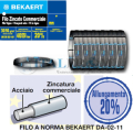 50 Kg -Filo Zincato per Vigneto-Bekaert Zincatura Commerciale - Diametro 3,0mm (N°17)